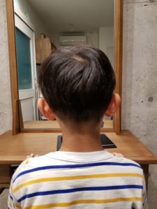 5歳の男の子のカット 子育て 美容師 保育士